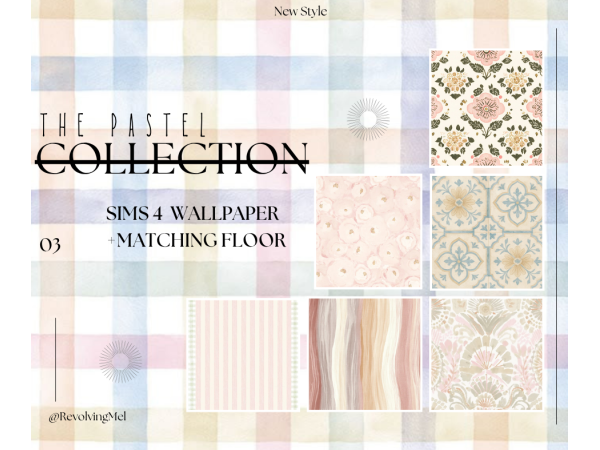 Mix The Pastel Collection by RevolvingMel - The Sims 4 Custom Content