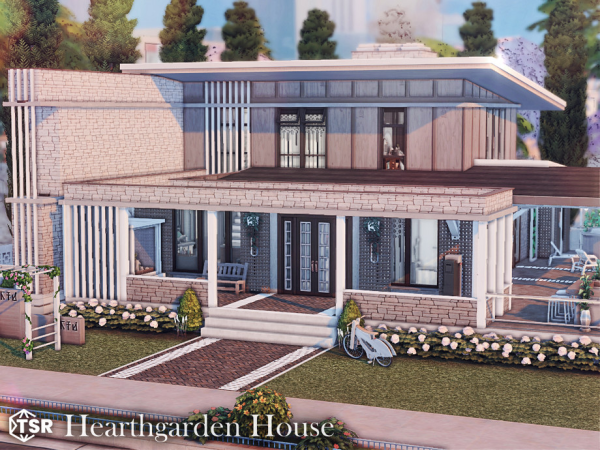 Maxis Match Hearthgarden House l noCC - The Sims 4 Custom Content