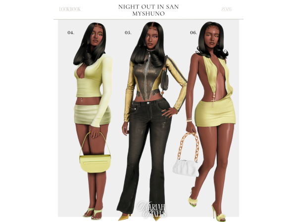 Alpha Night out in San Myshuno by mariahpixels - The Sims 4 Custom Content