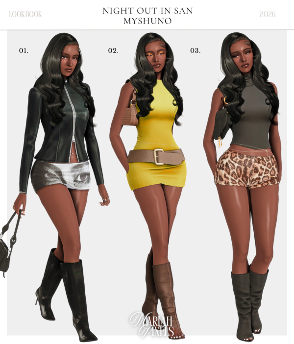 Alpha Night out in San Myshuno by simsfinds - The Sims 4 Custom Content