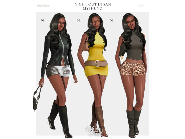 Alpha Night out in San Myshuno by mariahpixels - The Sims 4 Custom Content