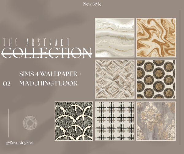 Mix The Abstract Collection by simsfinds - The Sims 4 Custom Content