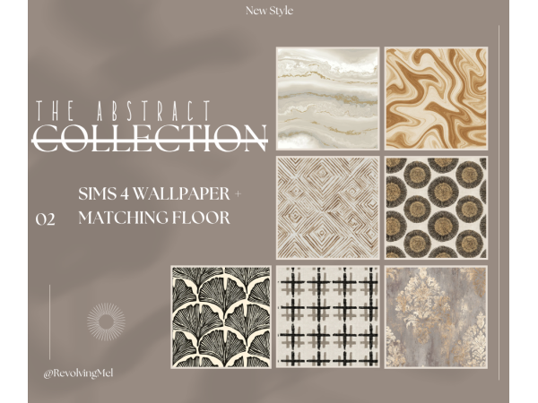 Mix The Abstract Collection by RevolvingMel - The Sims 4 Custom Content
