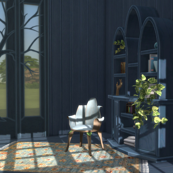 Maxis Match Fantasy Kingdom Enchanters Plain Wood Panelling by philo - The Sims 4 Custom Content