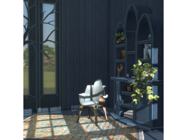 Maxis Match Fantasy Kingdom Enchanters Plain Wood Panelling - The Sims 4 Custom Content