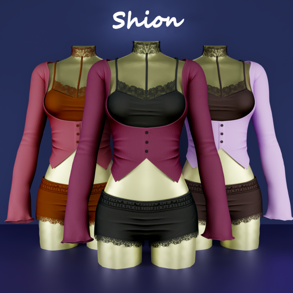 Alpha Shion Shuna Baroque Bloom Set by shion_sims - The Sims 4 Custom Content