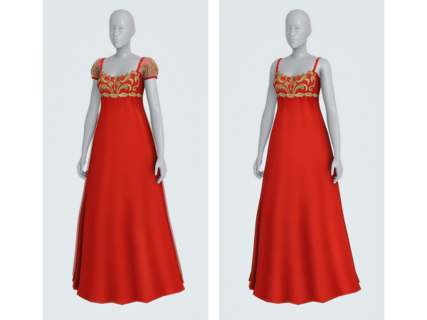 EP21 Empire Gown Edit by adrienpastel