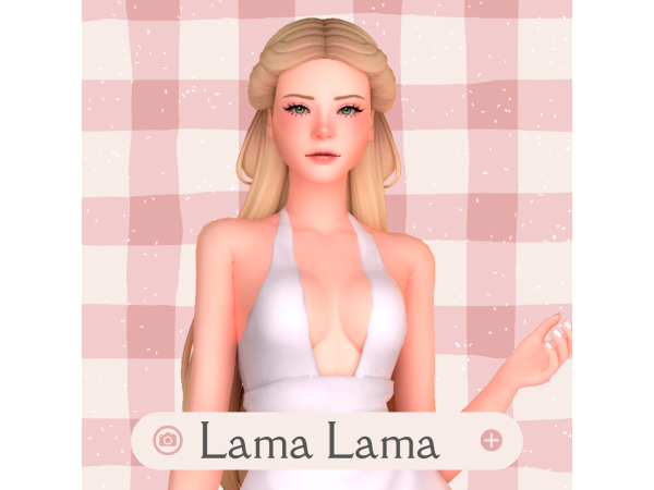 Maxis Match Hair Lyra by LamaLamaLove - The Sims 4 Custom Content