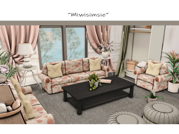 Mix Orlea Living Room by miwisimsie - The Sims 4 Custom Content