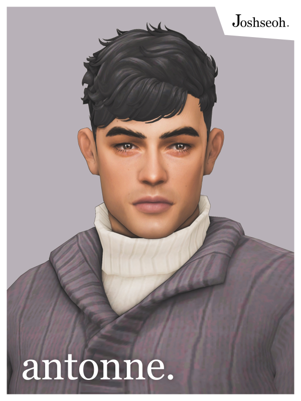 Maxis Match Antonne Hair by simsfinds - The Sims 4 Custom Content