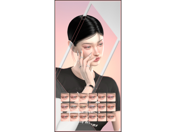 Alpha GPME GOLD Eyeshadow 63 by goppolsme - The Sims 4 Custom Content