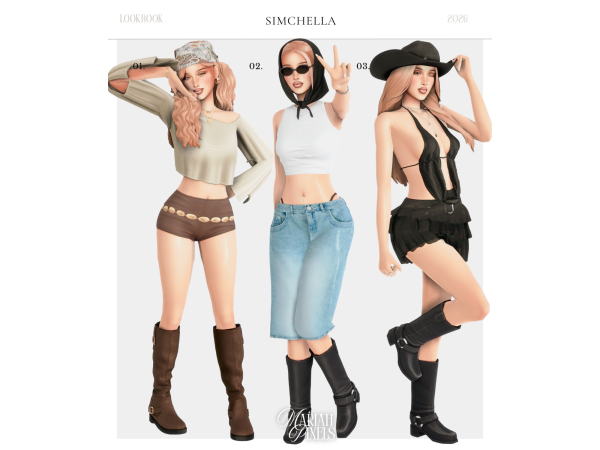 Mix SimchellaCoachella by mariahpixels - The Sims 4 Custom Content