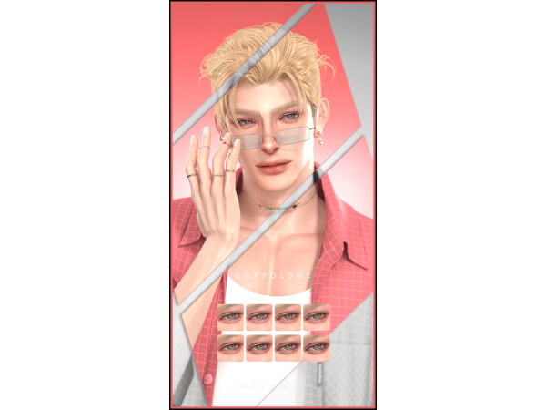 Alpha GPME GOLD Eyeshadow 62 by goppolsme - The Sims 4 Custom Content