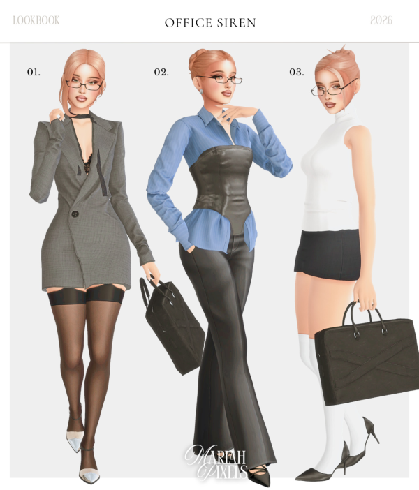 Mix Office Siren by simsfinds - The Sims 4 Custom Content