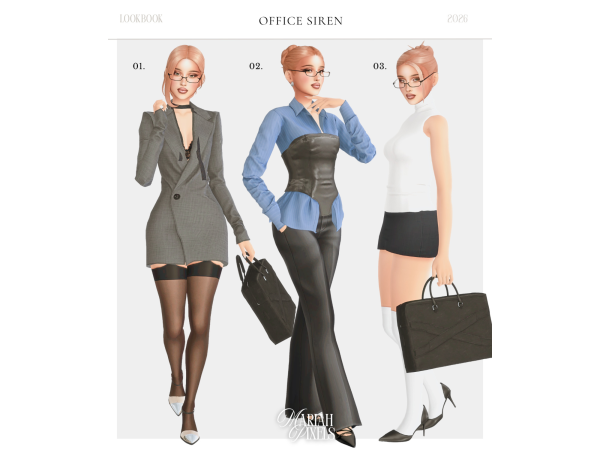 Mix Office Siren by mariahpixels - The Sims 4 Custom Content