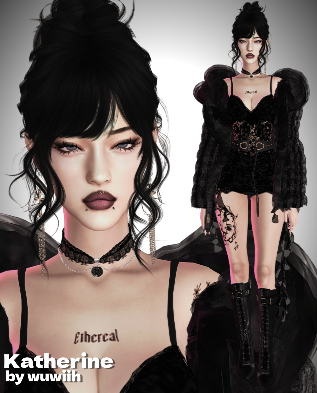 Alpha Katherine by simsfinds - The Sims 4 Custom Content