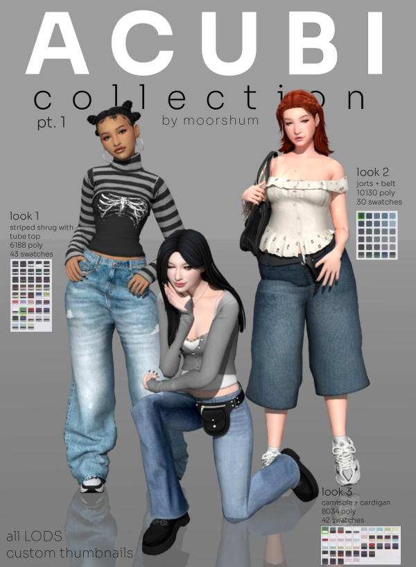 Maxis Match acubi collection pt1 by simsfinds - The Sims 4 Custom Content