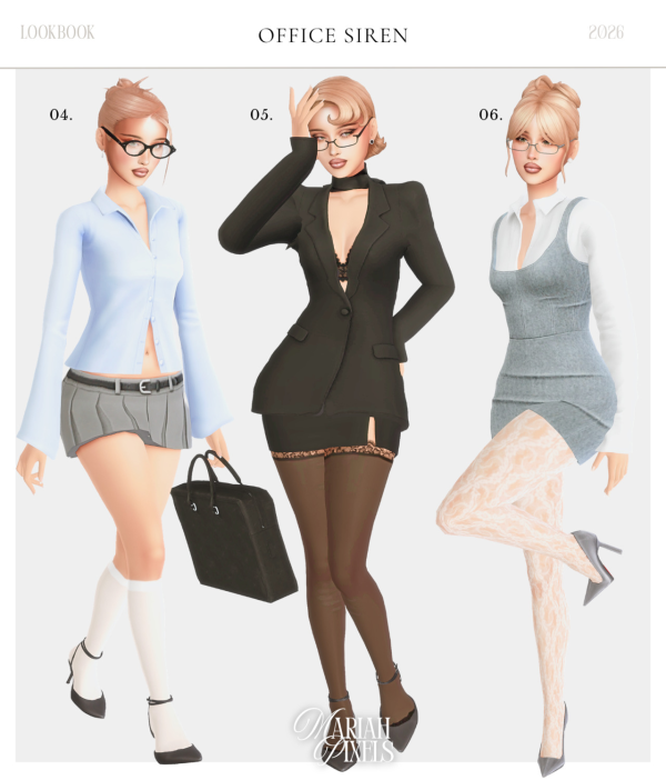 Mix Office Siren by simsfinds - The Sims 4 Custom Content