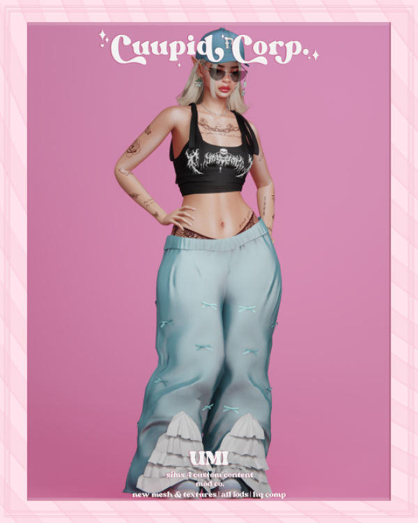 Alpha cuupid corp umi outfit by missme12 - The Sims 4 Custom Content