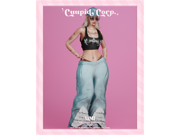 Alpha cuupid corp umi outfit - The Sims 4 Custom Content