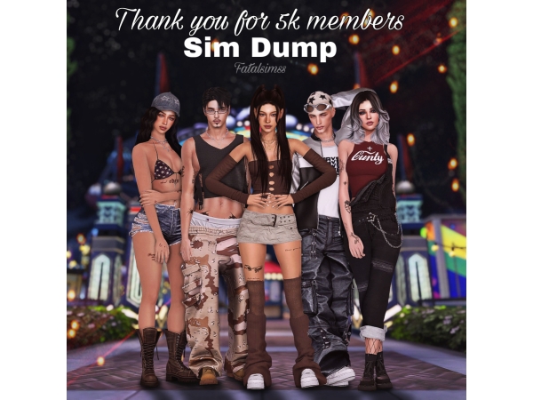 Alpha 5k members sim dump - The Sims 4 Custom Content
