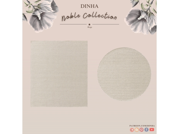 Alpha Noble Collection Rugs - The Sims 4 Custom Content
