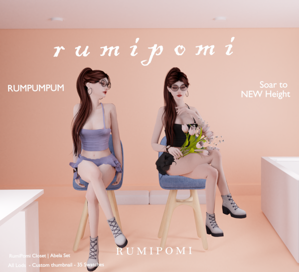 Alpha Rumpumpum_Abela Set by rumi_pomi - The Sims 4 Custom Content