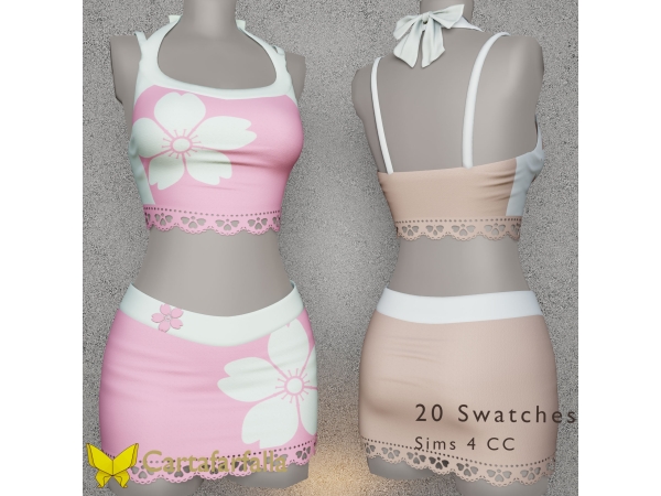 Alpha Cartafarfalla Blooméa - The Sims 4 Custom Content