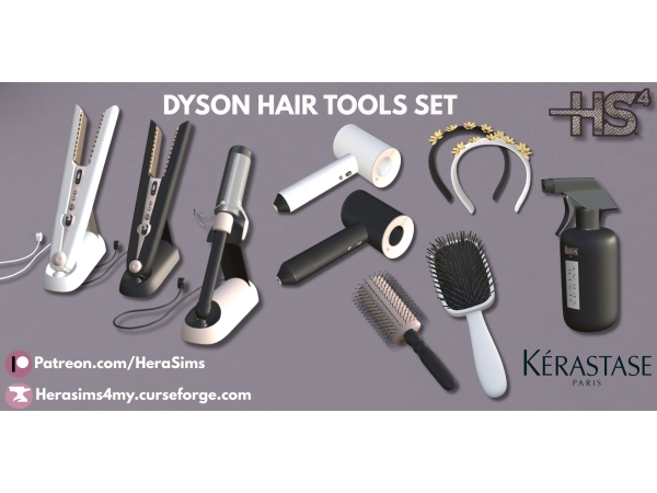 Dyson Hair tools set