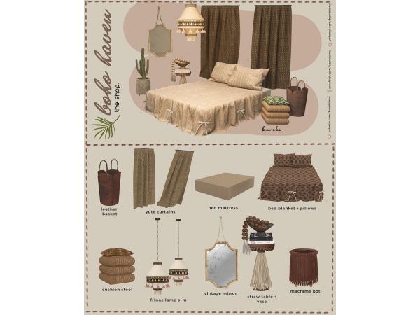 Alpha boho haven - The Sims 4 Custom Content