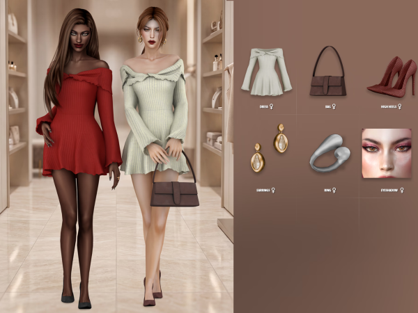 Alpha Becca Lookbook - The Sims 4 Custom Content