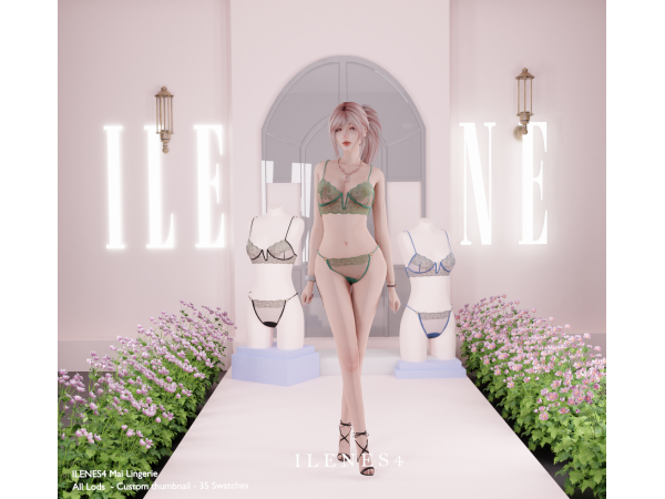 Alpha ILN Mai Lingerie - The Sims 4 Custom Content