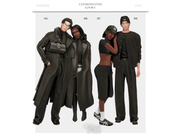 Sims 4 Maxis Mix Male Lookbooks CC: Coordinated Looks │ by Mariahpixels