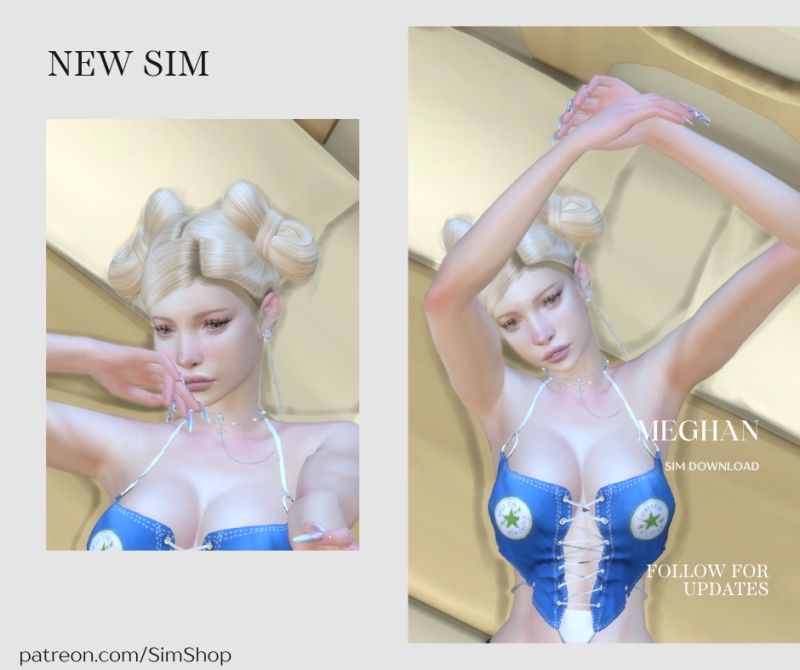 Alpha Sim Shop_Meghan Madison by simshop - The Sims 4 Custom Content