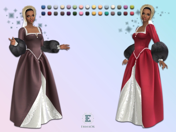 ErinAOK Womens Tudor Gown 050526