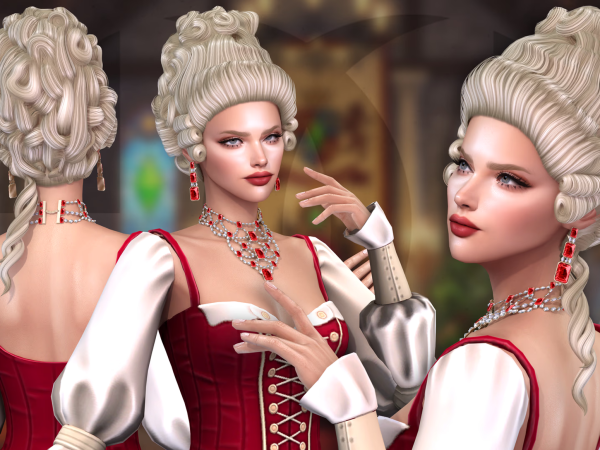 Alpha Regina Hairstyle - The Sims 4 Custom Content