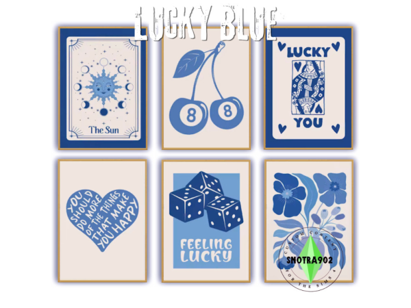 Mix Lucky Blue by Snotra902 - The Sims 4 Custom Content