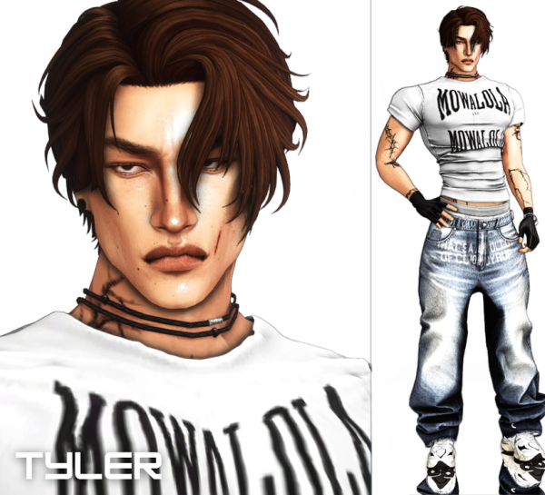 Mix Tyler by simsfinds - The Sims 4 Custom Content