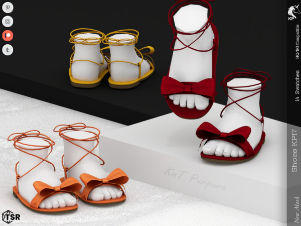 Sims 4 Maxis Mix Female Toddlers Shoes CC: Shoes KP 1 7- Toddler by KaTPurpura