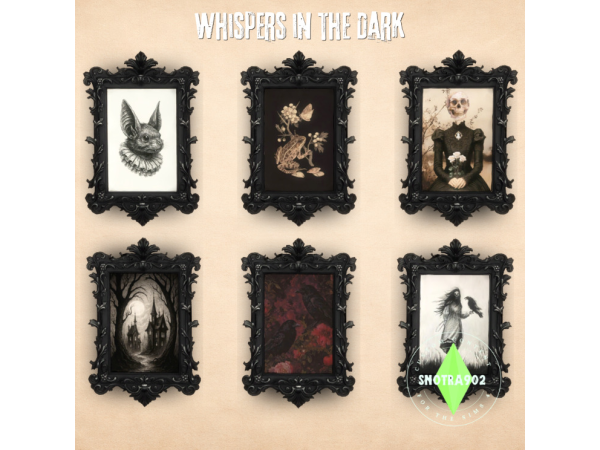 Mix Whispers In The Dark by Snotra902 - The Sims 4 Custom Content