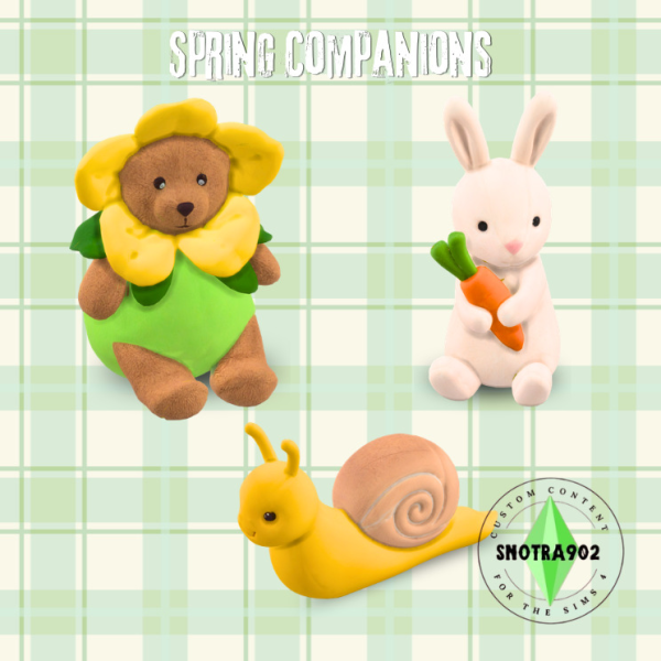 Mix Spring Companions by simsfinds - The Sims 4 Custom Content