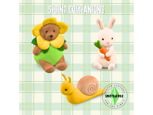Mix Spring Companions by Snotra902 Snotra902 - The Sims 4 Custom Content