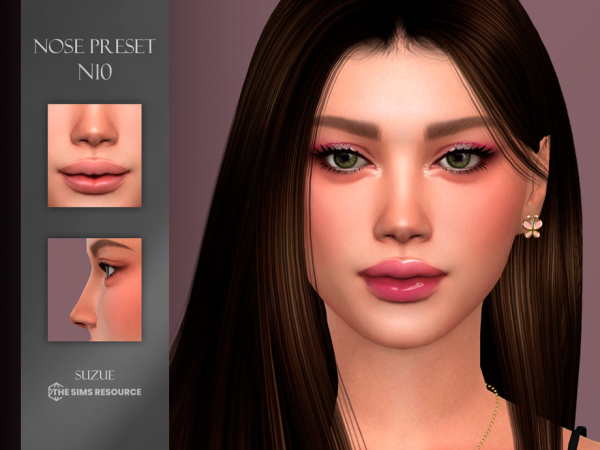 Mix Roma Nose Preset N1 0 by Suzue - The Sims 4 Custom Content
