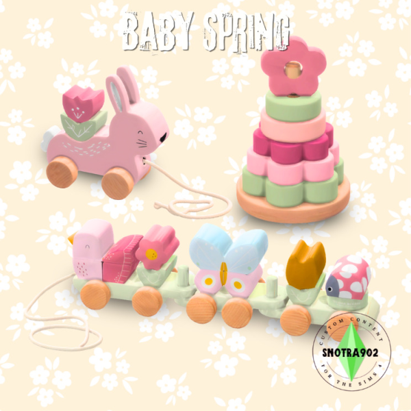 Mix Baby Spring by simsfinds - The Sims 4 Custom Content
