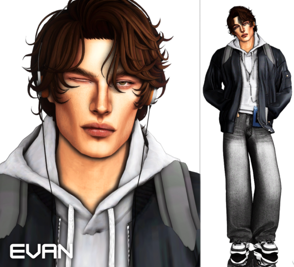 Mix Evan by simsfinds - The Sims 4 Custom Content