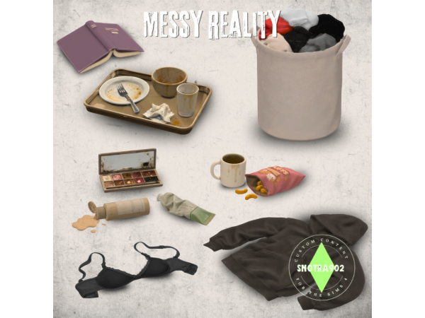 Maxis Match Messy Reality by Snotra902 - The Sims 4 Custom Content