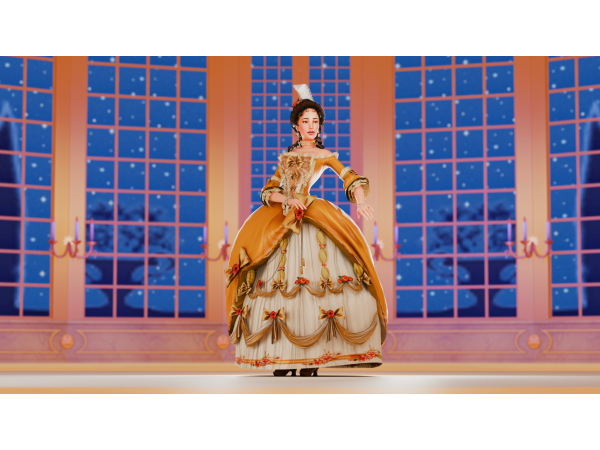 Mix Historical Princess Series Belle by Llamirina - The Sims 4 Custom Content