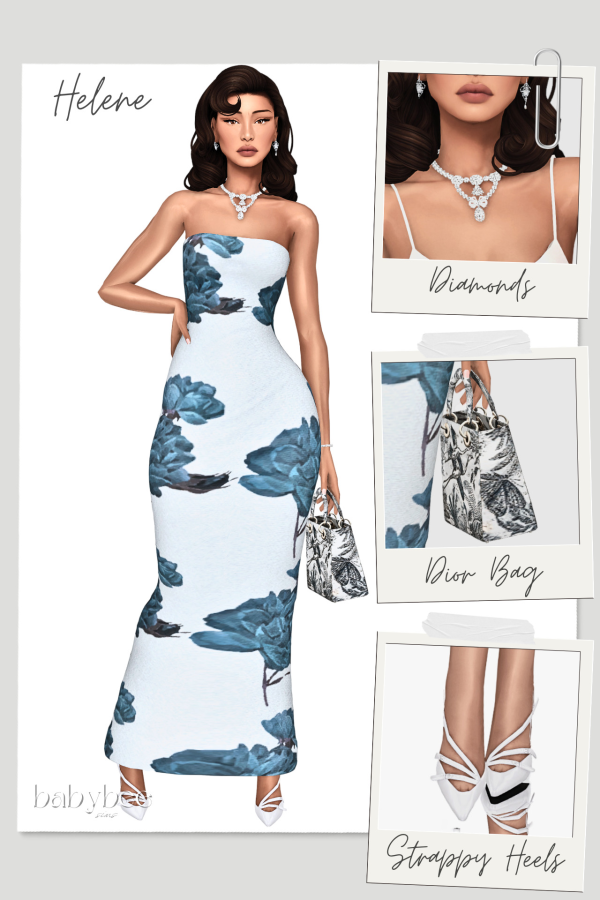 Maxis Match Helene Thurmond Elegant Lookbooks by simsfinds - The Sims 4 Custom Content