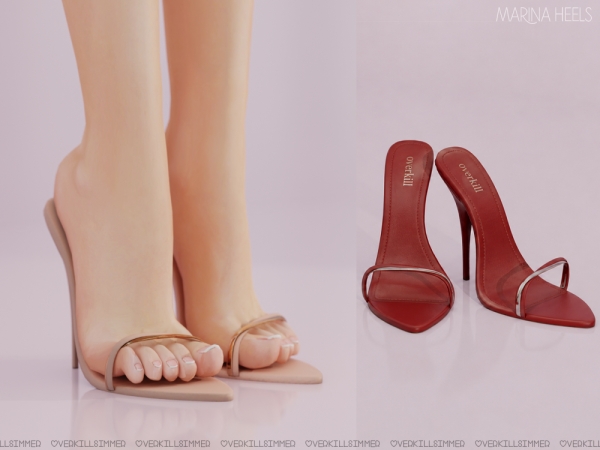 Alpha Marina heels - The Sims 4 Custom Content