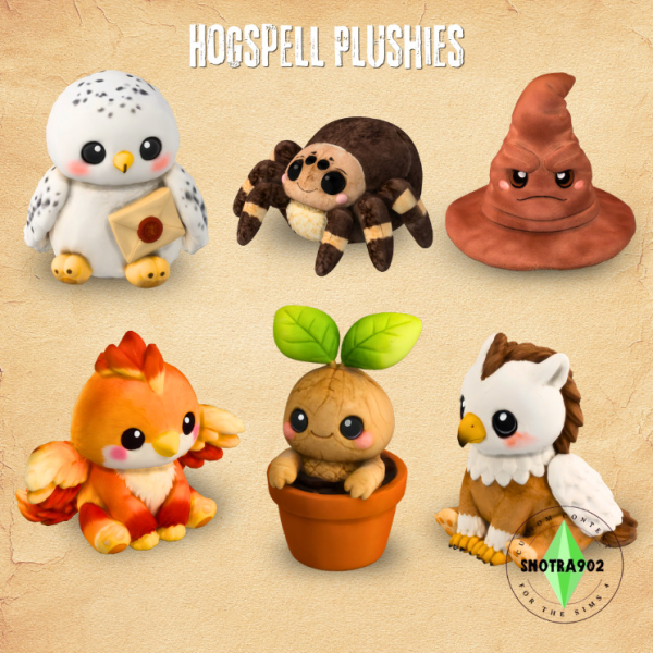 Maxis Match Hogspell Plushies by simsfinds - The Sims 4 Custom Content